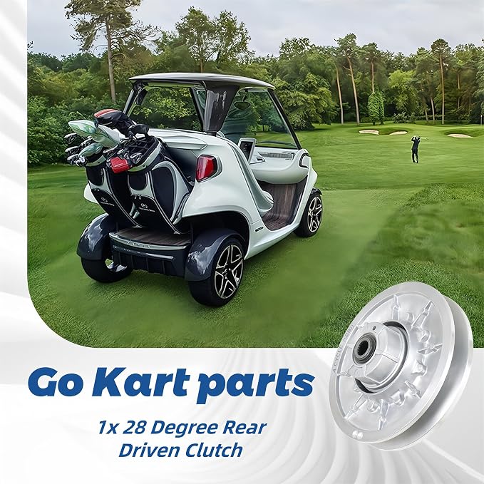 WFLNHB 28 Degree Rear Driven Clutch Replacement for EZGO Gas 4 Cycle 1991-09 26301-G03