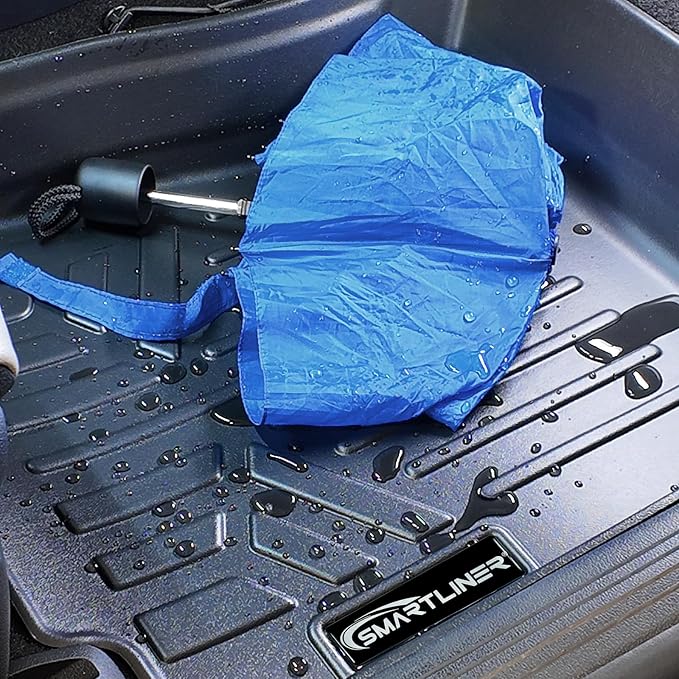 SMARTLINER Custom Fit Floor Mats 1st Row Liner Set Compatible with 2019-2025 Toyota Corolla