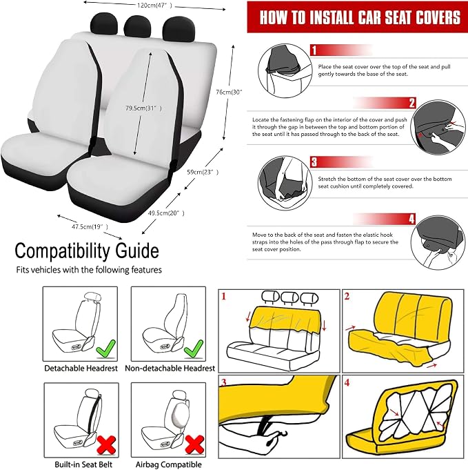 Galaxy Mushroom Car Seat Covers Tripped Mushroom Snail Seat Cover for Front &Rear,with Hippie Mushroom Coasters,2 Pcs Seatbelt Pad,15 Inch Steering Wheel Covers,Keychains Fit Most Vehicles
