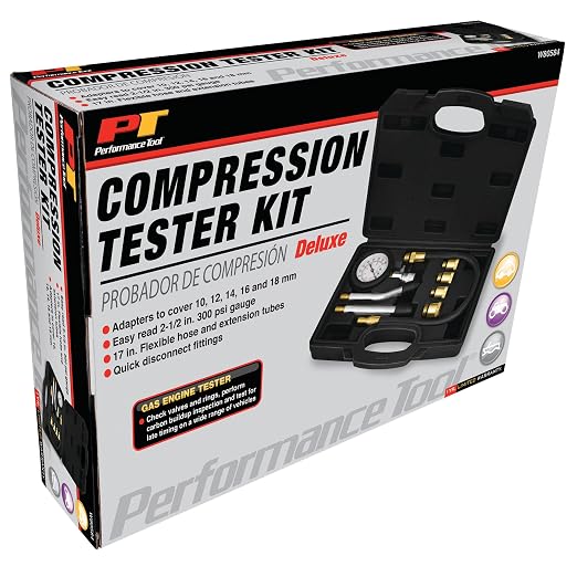 Performance Tool W80584 Deluxe Compression Tester Kit
