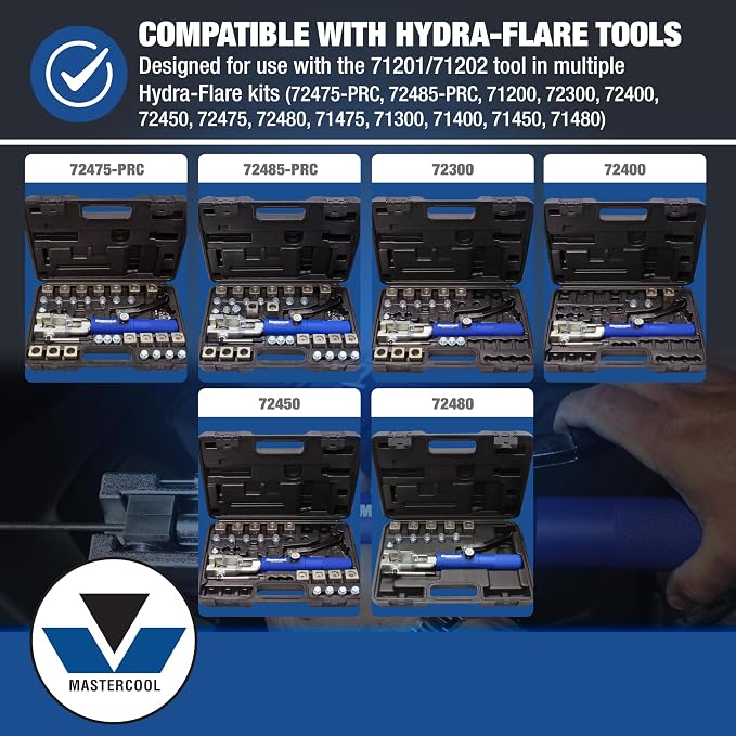 Mastercool 71201-001A-REPK Hydra-Flare Hydraulic Tool Repair Kit with Instructions – For 71202 Hydraulic Tool & Yoke