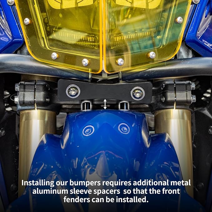 Front Fender Mudguard for Tenere 700 World Raid 2019-2025 2026 Tire Hugger Mud Dust Flap Splash Guard (Blue)