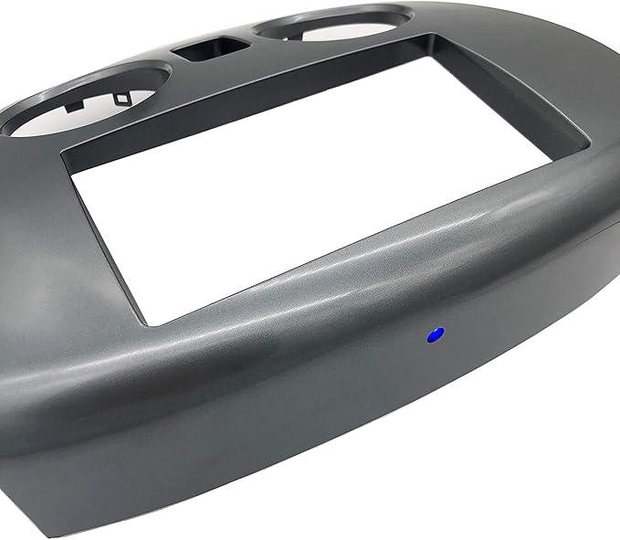 Radio Stereo Double 2 Din Dash Install Kit Mount Trim Bezel w/Wiring Harness and Factory Blue LED Compatible with Mitsubishi Eclipse