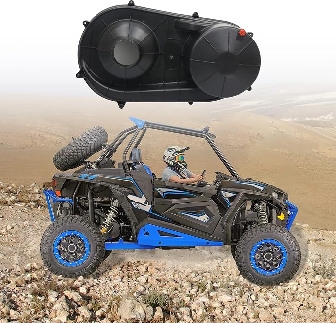 Outer Clutch Cover Compatible with Polaris RZR, CVT Variator Clutch Plate Cover Transmission Belt Box Housing Compatible with 2015-2023 Polaris RZR XP 1000/General 1000/900 S,Replace #2635611