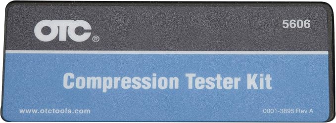 OTC 5606 Compression Tester Kit - Ideal Kit for Compression Testing on Gasoline Engines, Including Domestic/Import Cars, Trucks, Suvs, and Vans, Motorcycles, ATVs/UTVs, Watercraft, and Small Engine