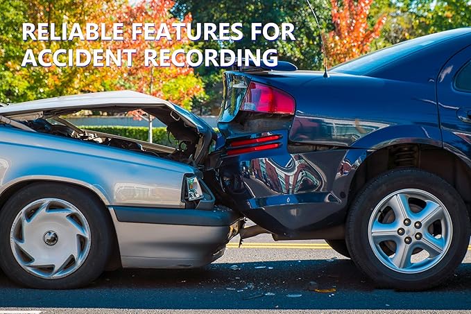 4K Front Dash Cam 64GB Included, Car Dashboard Camera Recorder with UHD 2160P, 2" IPS Screen, 150° Wide Angle, HDR, Night Vision,JD-19B-4K