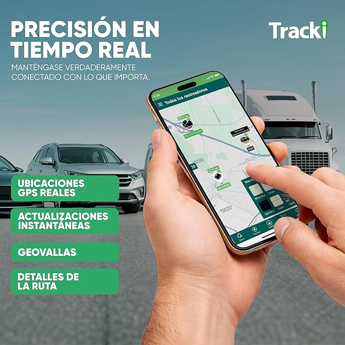 Tracki Pro GPS Tracker for Vehicles – Magnetic Waterproof 4G LTE Car Tracker, Long-Life Battery Up to 7 Months, Unlimited Distance, Smart Alerts, Hidden Tracking Device (Subscription Required)