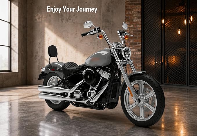 YTSMotor Detachable Upright Passenger Backrest Sissy Bar with Docking Hardware Kit Compatible With 2018-2026 Harley Softail FLSL FXST Heritage Classic FLHC FLHCS Deluxe FLDE Street Bob FXBB