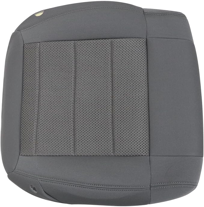 FZJDSD Gray Driver Side Bottom Cloth Replacement Seat Cover & Foam Cushion Compatible with Jeep Wrangler Sahara Rubicon 2008 2009 2010