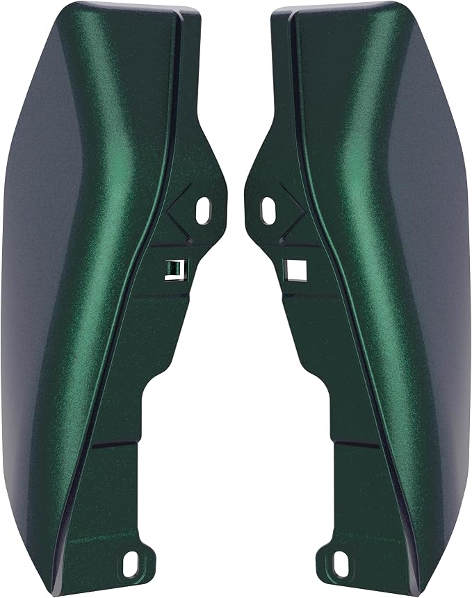 Color - Matched Mid Frame Air Deflectors Heat Shield, Perfectly Fit for Harley Touring Models 2009-2026 Snake Venom