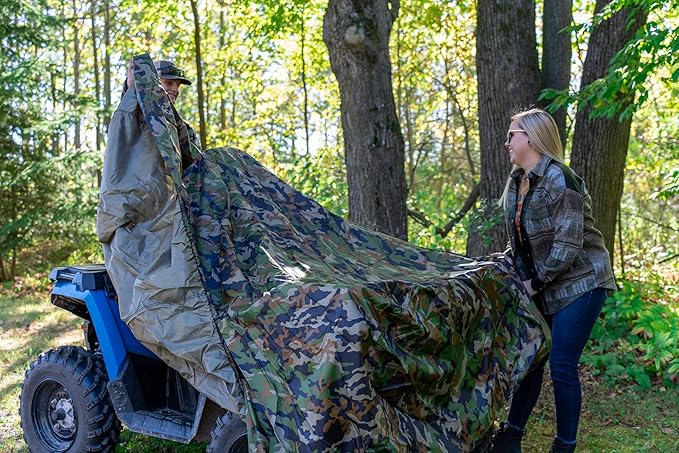 Dowco Guardian 26041-00 Indoor/Outdoor Water Resistant Reflective ATV Cover: Camo, XX-Large