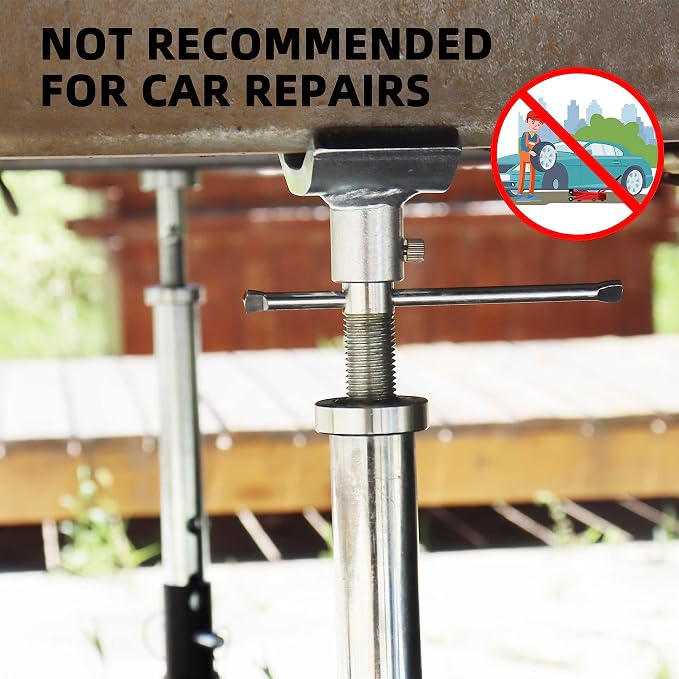 BESTOOL RV Supports Stabilizer Jacks, Travel Trailer Stabilizer Jacks Camper Jack Stands from 17.3" to 30." 1 Pair Capacity 12000 lbs, 2 Pack