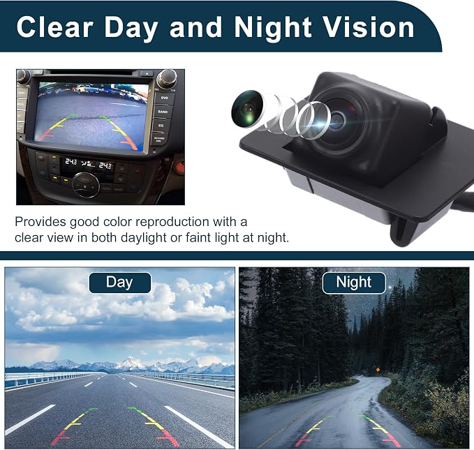 Car Park Assist Camera Rear View Backup Reverse Camera for Chevrolet Malibu 2016-2023 No.23334180