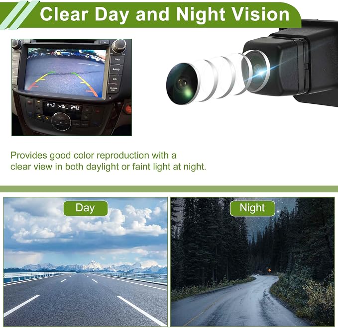 Car Park Assist Camera Rear View Backup Reverse Camera for Subaru Crosstrek 2018-2023 No.86267FL000 1 Pcs