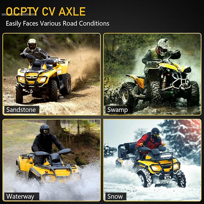 OCPTY CV Axle Shaft Assembly Replacement for 2016-2019 Yamaha Grizzly 700 Rear Left Right