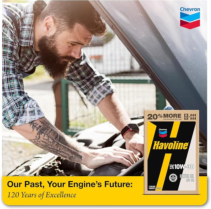 Havoline Motor Oil 10w30 Smart Change Engine Oil, 10W-30, 6 Quarts, Pack of 1