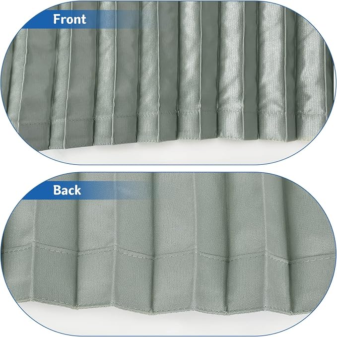ZATOOTO Car Side Window Sun Shade - 2 Pcs Grey Magnetic Privacy Sunshades - Curtain Keeps Cooler Screen for Baby Sleeping