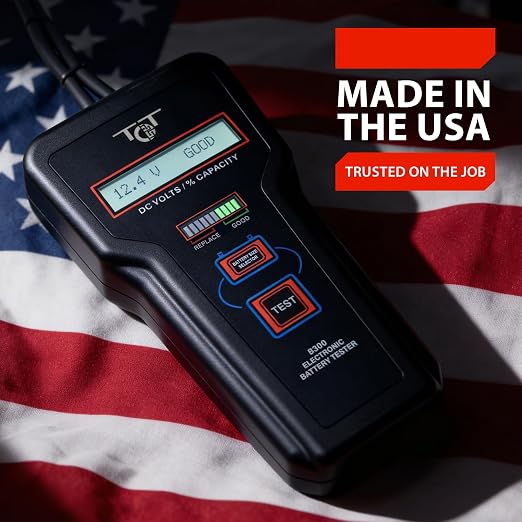 Professional 12V Electronic Battery Tester – Digital Conductance Analyzer for Car Automotive Starter & Alternator Systems, Battery Health & Capacity Checker – B300 by Tech Professional Service Tools