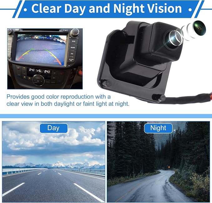 Rear View Camera for Honda CR-V Jazz 2014 2015 2016 2017 License Plate Park Assist Backup Reverse Cam No.39530-T0A-A113-M1/39530-T5A-003