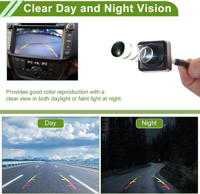 Car Park Assist Camera Rear View Backup Reverse Camera for Nissan Leaf 2018-2020 No.284193TA0A 1 Pc