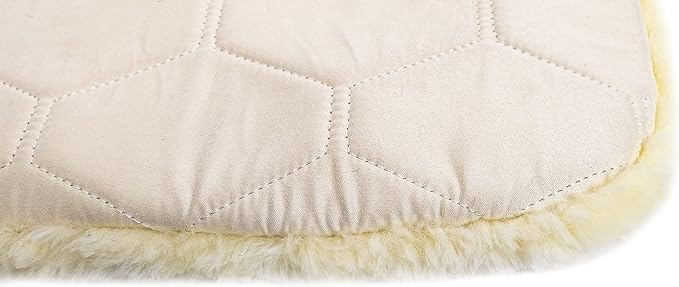 Natural Sheepskin Car Seat Covers for Women and Men | 100% Genuine Sheepskin Fur Seat Covers for Cars, Jeeps, SUVs with Elastic Straps and Non-Slip Suede Backing, 56 x 23”, 1 Pc (Natural)