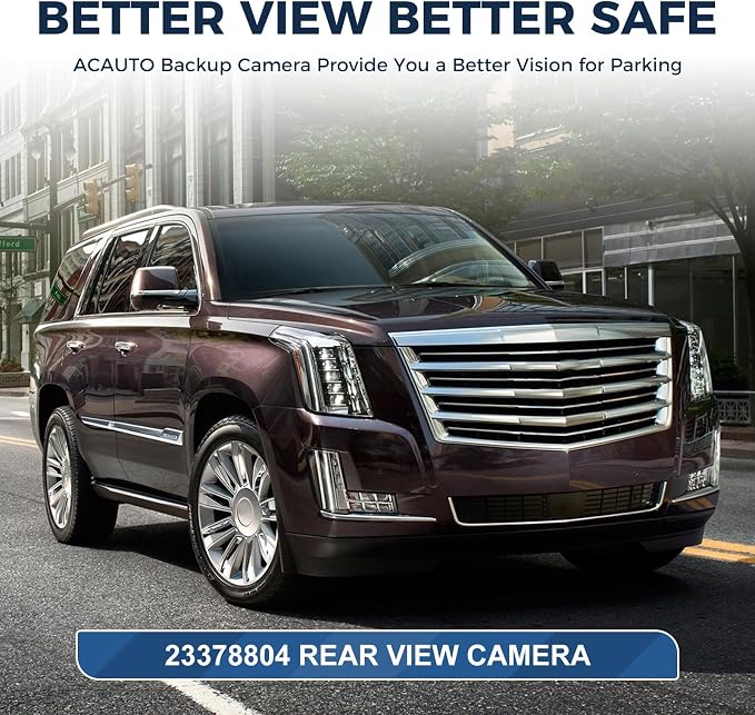 Backup Camera Fit for Cadillac Escalade ESV,Fit for Chevy Tahoe Suburban,Fit for GMC Yukon Denali 2015-2020 Rear View Park Assist Camera Replace 23378804 23404613 23432248
