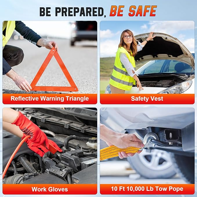 Roadside Emergency Car Kit for Vehicles