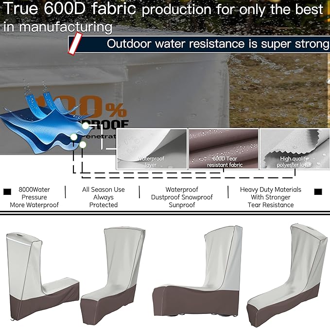 Electric Scooter Cover, Waterproof Outdoor Universal Scooter Cover with Reflective Strips, Windproof Buckles & Storage Bag for Foldable Kick Scooters, All-Weather Protection(54X28X52)