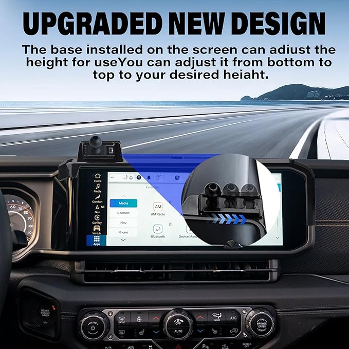 Car Phone Holder for Chevrolet Equinox 2025 Accessories Apply to 11.3 Inch Touch Screen15W Fast Wireless Charger Screen Fixed Clip Cell Phone Mount Hands-Free 360 Degree Rotation