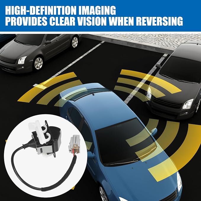 ACROPIX Car Rear View Back Up Camera Wide Angle Park Assist Reverse Camera Fit for Kia Forte Sedan No.95760A7000/95760-A7000 - Pack of 1