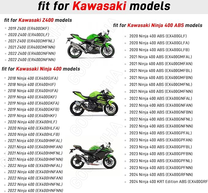 Clutch Kit & Inner Hub & Outer Pressure Plate Gasket for Kawasaki Ninja 400 EX400 Z400 ER400 2018-2024 OEM# 13087-0585 13187-0033 11061-1253