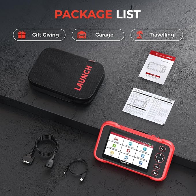 LAUNCH CRP123I V3.0 Elite OBD2 Scanner Diagnostic Tool with DOIP & CAN FD, 2026 New Code Reader for Cars and Trucks, Engine ABS SRS Transmission Car Scanner, Oil/EPB/DPF/SAS/Throttle Relearn