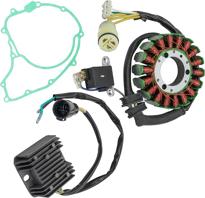 Caltric Stator & Regulator & Gasket Compatible With Honda Trx300 Trx-300 Fourtrax 300 1993-2000
