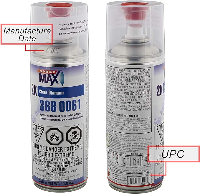 Spray max USC 2k High Gloss Clearcoat Aerosol