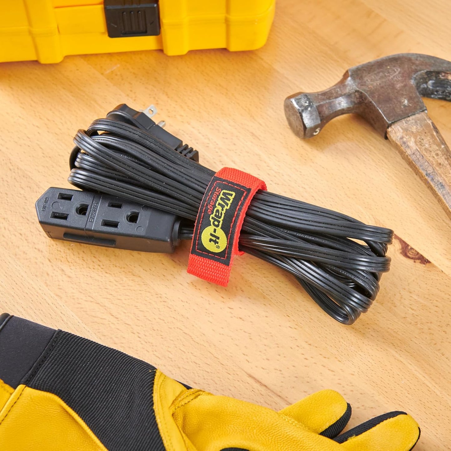 Quick-Straps by Wrap-It Storage - Assorted 20-Pack Multicolor - Hook and Loop Hose and Cable Organizers