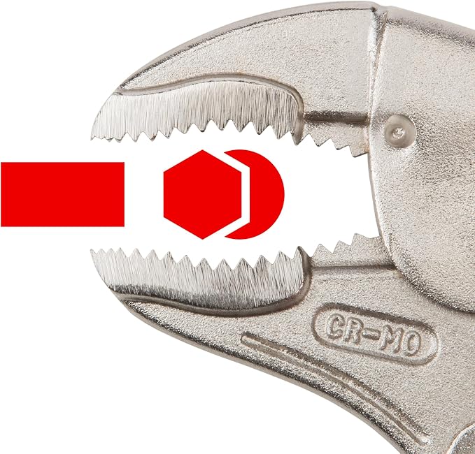 TEKTON Locking Pliers and C-Clamp with Swivel Pads Set, 10-Piece | PLK99908