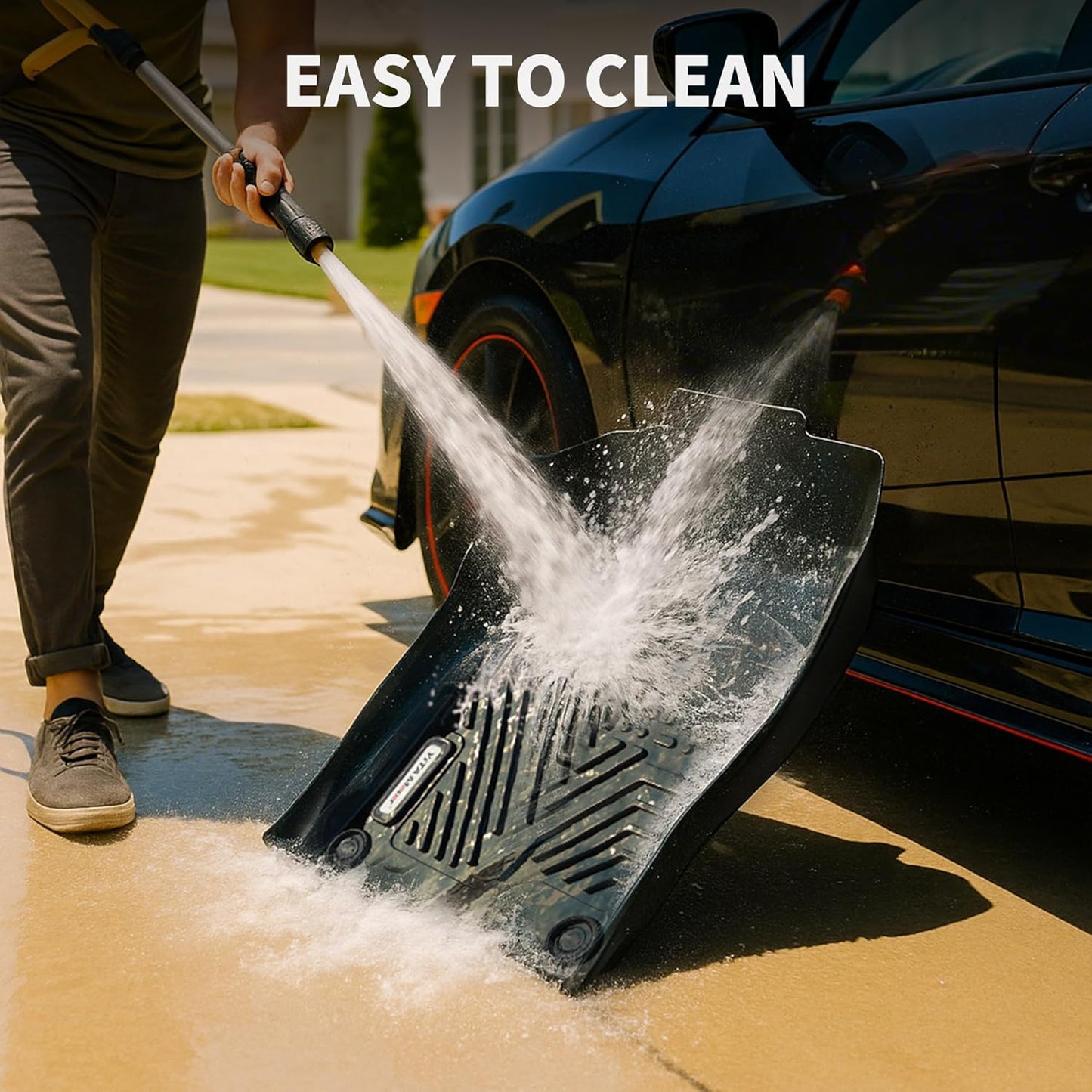 YITAMOTOR Floor Mats Fit for 2018-2025 Ford Expedition 7-Seater(Not Fit for MAX/Limited Model,TPE All Weather Custom Fit for Expedition with Backrest, Back Seat Protector for Expedition Accessories