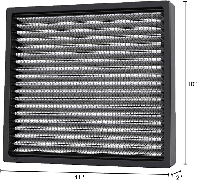K&N LIFETIME Cabin Air Filter: Premium, Washable, Clean Air for your Cabin: Compatible with 2014-2020 Chervolet/Cadillac/GMC: Silverado, Sierra , Subruban, Tahoe , VF2044