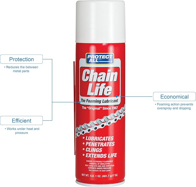 Protect All Chain Life Foaming Lubricant - 17 oz - Protect All 35017PA