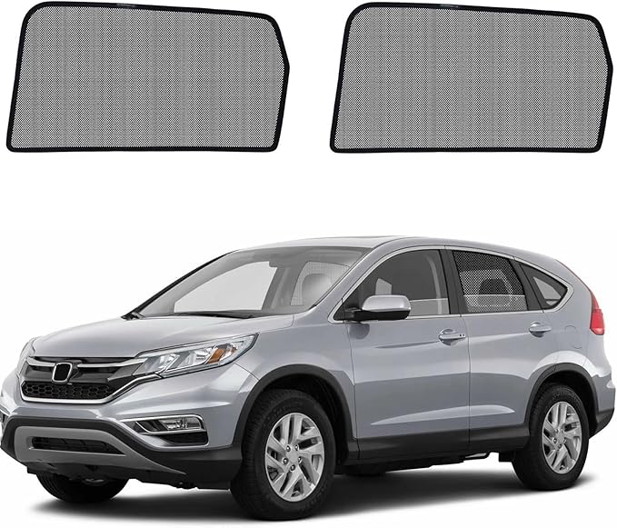 CRV Specific Side Window Sun Shades, 2017-2022 Rear Vehicle Interior Shade for Baby Mesh Covers, Breathable, UV Protection and Heat Insulation (CRV(2017-2022), Rear Side-2pcs)