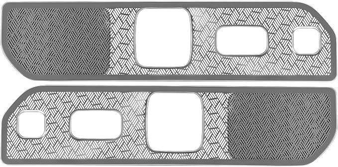 YOUTOOCAR Stainless Steel Rear Trunk Speaker Trim Cover Compatible with Kia Telluride 2026 Accessories (Silver)