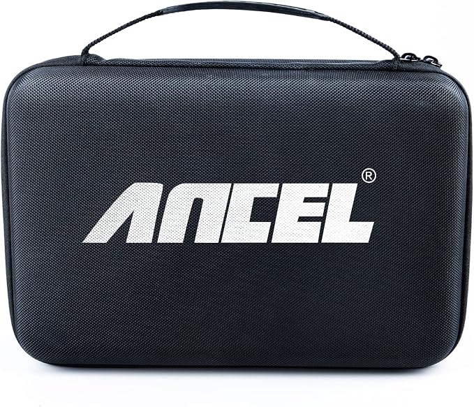 ANCEL Large Hard Protective Case Waterproof Shockproof Eva Bag for S3000 S3000 PRO Smoke Tester | HD3300 HD3300 Plus+ HD3300 PRO HD3400 HD3400Pro HD3600 Heavy Truck Scanner | DS100 DS200 Car Scan Tool