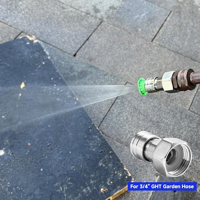 Tool Daily Foam Cannon for Pressure Washer with Car Wash Soap, Garden Hose to Pressure Washer Adapter