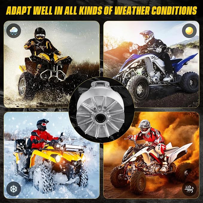Primary Drive Clutch for Polaris Sportsman 400 450 500, Ranger 500, Scrambler 500, Magnum 325 330, Trail Boss/ATP 330 2002-2006, Replaces 1321976, Pretuned With Spring