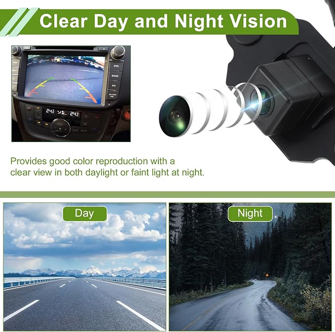 ACROPIX Car Park Assist Camera Rear View Backup Reverse Camera for Nissan Qashqai 2008-2015 No.28442EY00A