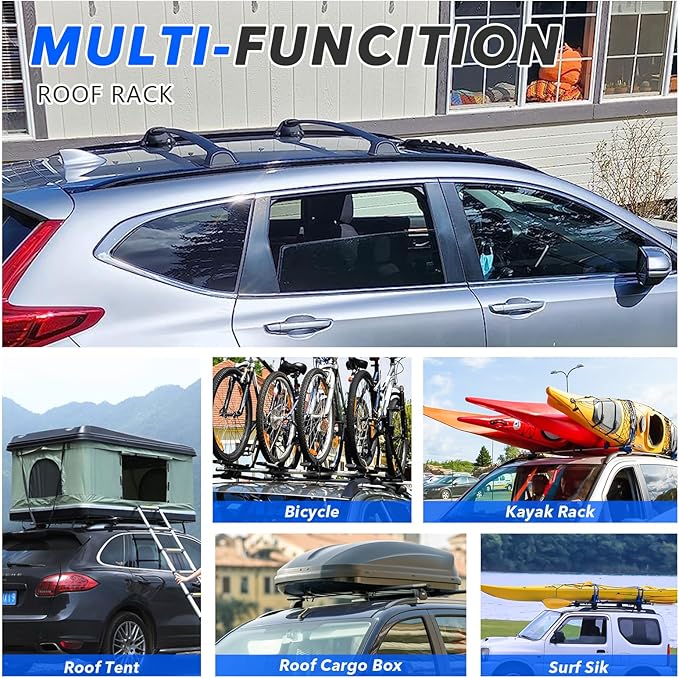 Roof Rack Luggage Carrier 2017-2022 for Honda CRV Rooftop Aluminum