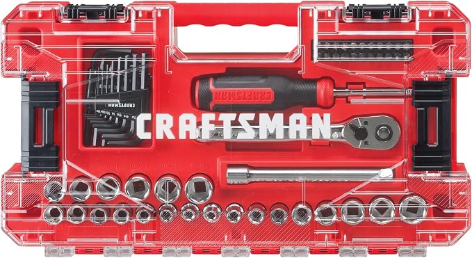 CRAFTSMAN Drive Socket Set for Mechanics, 63-Piece (CMMT45063)