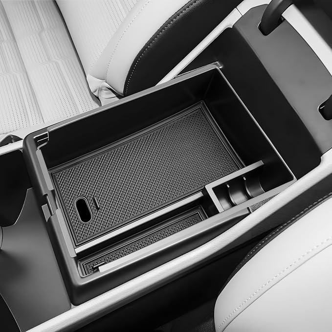 SKTU for 2026 Kia Sportage Center Console Organizer for 2026+ Kia Sportage (LX/EX/X-Line/SX/SX Prestige/X-Pro Prestige) Console Tray Kia Sportage 2026 Accessories ABS Insert Armrest Storage Box