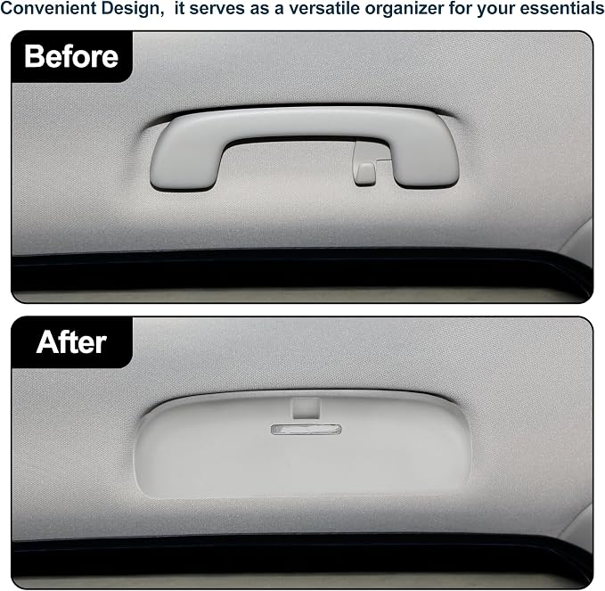 Car Sunglasses Case for Volkswagen Jetta/for Vento MK6 2011-2014 Eyeglasses Holder Storage Box ABS Grey 1 Pc