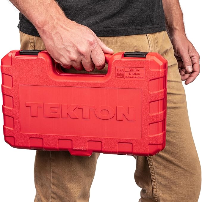 TEKTON 3/8 Inch Drive Universal Joint Impact Socket Set | SID97303